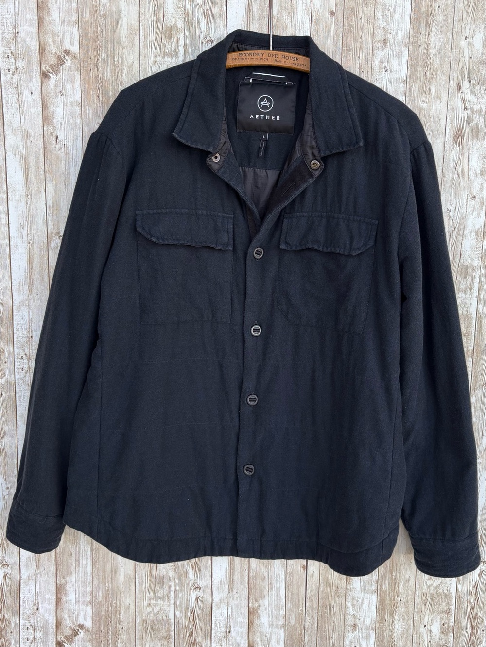 AETHER Quilted Insulated Button Down Shacket